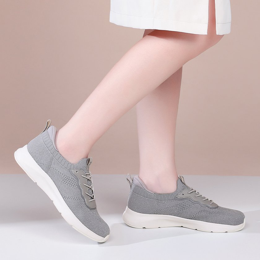 1 Flukin スリッポン 健歩シューズ 立ったまま履ける 通気性抜群 軽量 衝撃吸収EVA底 疲れ緩和 - Image 2