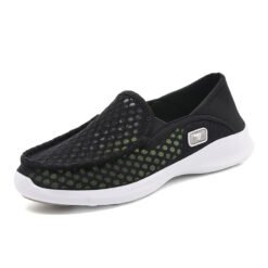 Flukin スリッポン＆サンダル両用 軽量 高通気・高反発で歩きやすい！立ったまま履ける健歩靴 [特典] プロ仕様3枚組インソール付き