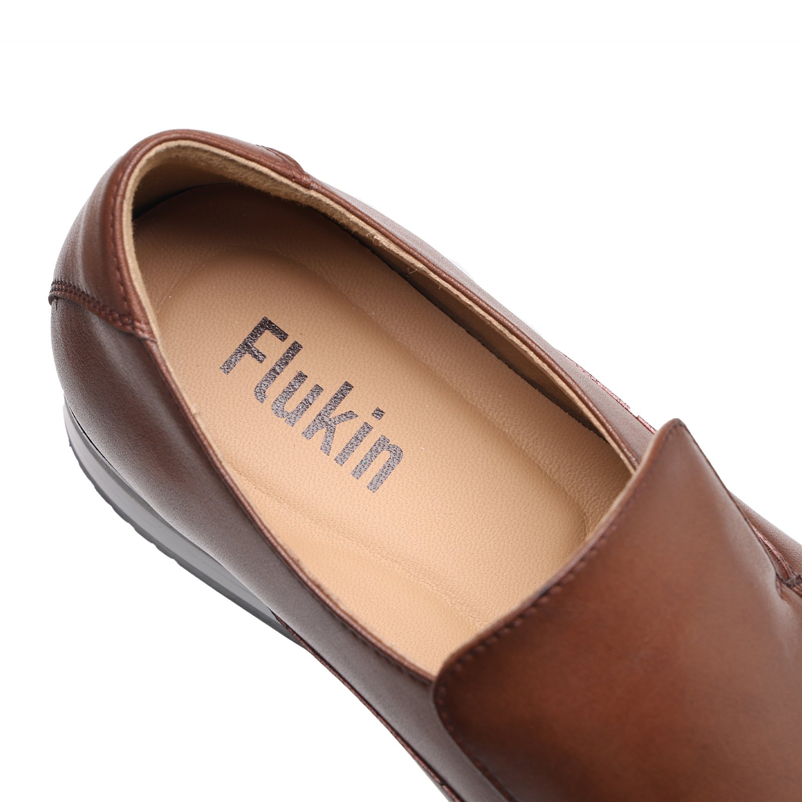 19 Flukin メンズ ビジネスシューズ【高級紳士靴】ドレスシューズ 防水仕様 軽量設計 防滑底 通気性 ウォーキング対応 フォーマル 歩きやすい - Image 9