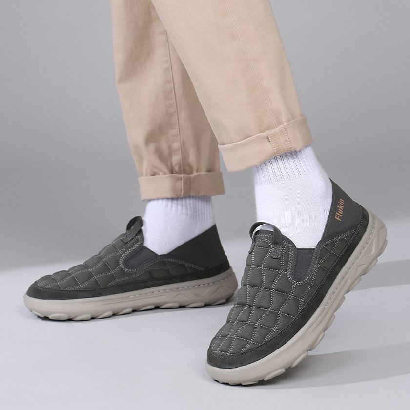 25 Flukin スリッポン&サンダル両用 健歩シューズ 立ったまま履ける 通気性抜群 軽量 衝撃吸収EVA底 疲れ緩和 アウトドア/室内用 男女兼用 - Image 9