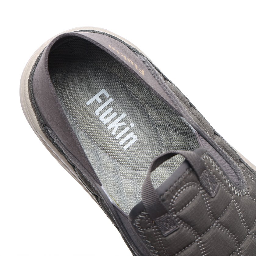 32 Flukin スリッポン&サンダル両用 健歩シューズ 立ったまま履ける 通気性抜群 軽量 衝撃吸収EVA底 疲れ緩和 アウトドア/室内用 男女兼用 - Image 6