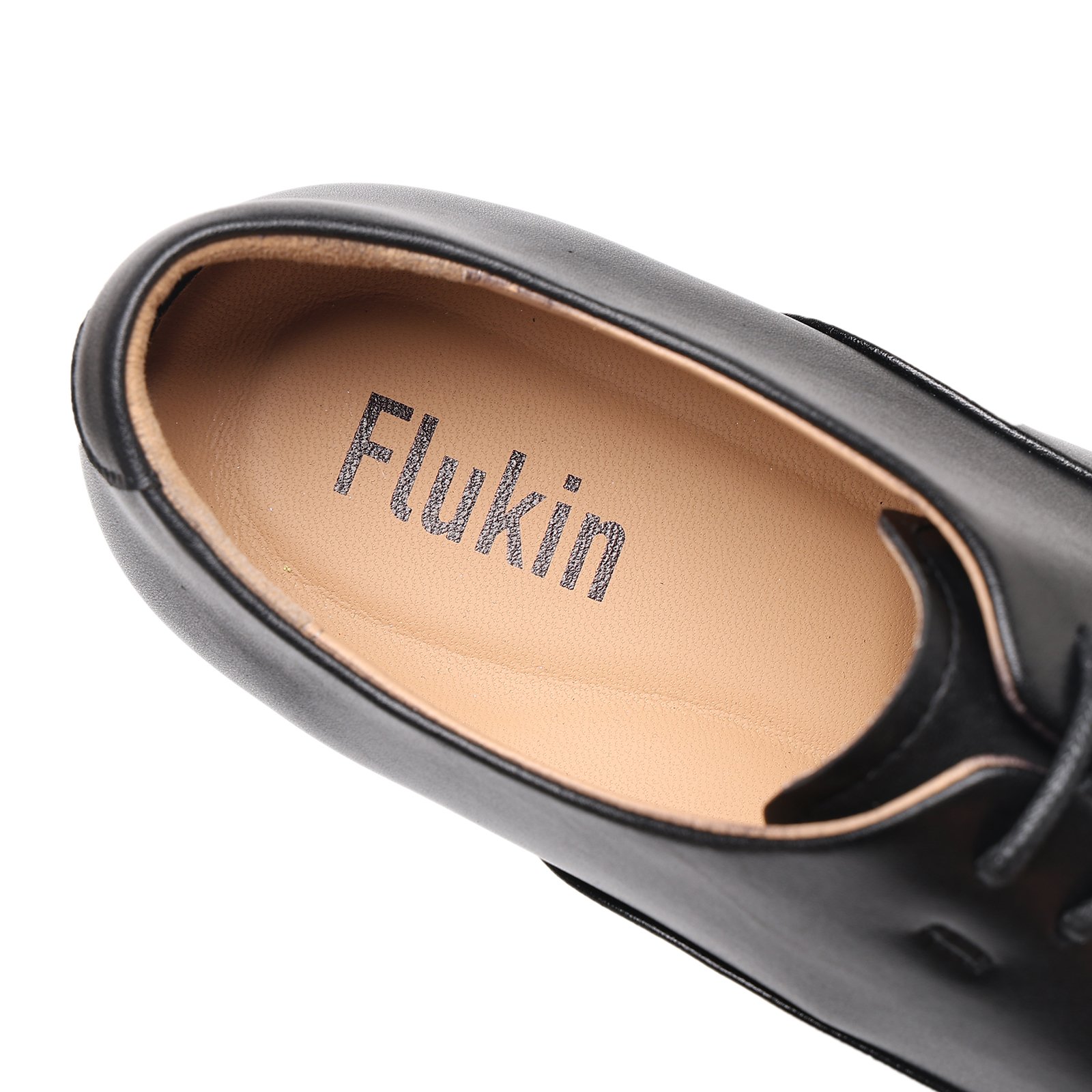 40 Flukin ビジネスシューズ 革靴 メンズ レスシューズ ウォーキング 通気性 紳士靴 歩きやすい 防滑 内羽根 軽量 防水 高級レザー フォーマル - Image 5