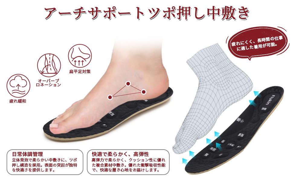 5 Flukin スリッポン【立ったままスッと履ける ウォーキングシューズ メンズ 快適 紐なし 通勤 歩きやすい 立ち仕事 軽量 カジュアル - Image 11