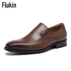 KENPO FLUKIN 3E幅広 レザースニーカー 防水 通気性 立体衝撃吸収インソール 3cmヒール 複合ソール 軽量 柔軟 メンズ レディース 通勤 旅行対応