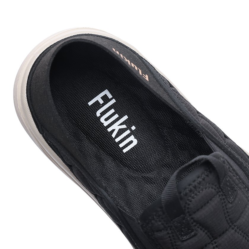 8 Flukin スリッポン&サンダル両用 健歩シューズ 立ったまま履ける 通気性抜群 軽量263g 衝撃吸収EVA底 疲れ緩和 - Image 7