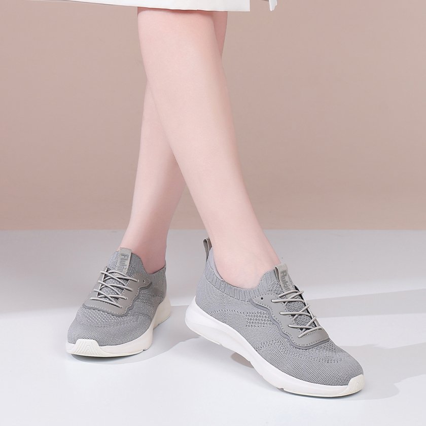 9 Flukin スリッポン 健歩シューズ 立ったまま履ける 通気性抜群 軽量 衝撃吸収EVA底 疲れ緩和 - Image 3