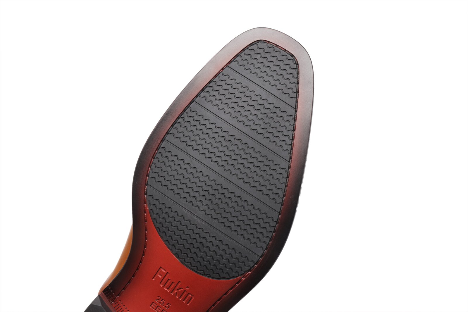 A52A1445 Flukin 防水ビジネス革靴|3E幅広・通気性抜群・滑り止め|疲労軽減クッション搭載 スーツに映える正装シューズ - Image 5