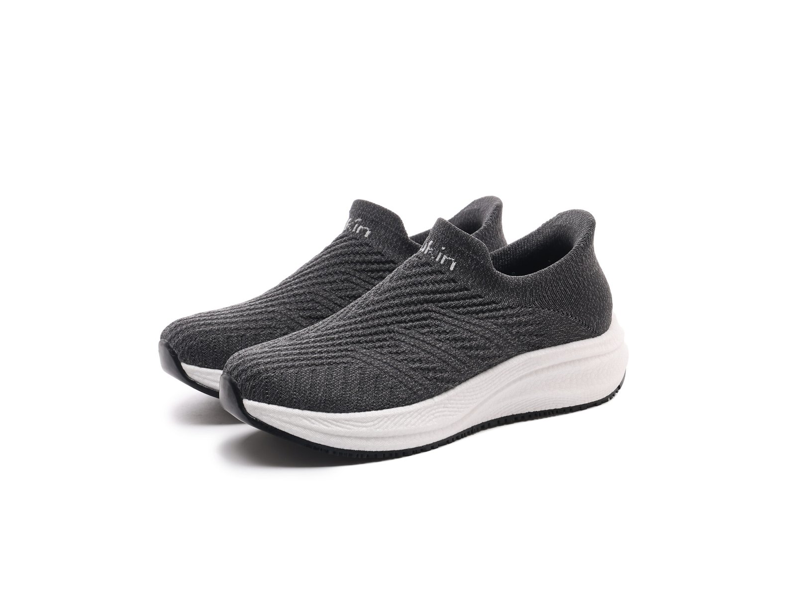 A52A1630 Flukin スリッポン【立ったままスッと履ける ウォーキングシューズ メンズ 快適 紐なし 通勤 歩きやすい 立ち仕事 軽量 カジュアル - Image 2