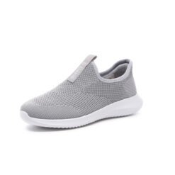 Flukin 軽量ランニングシューズ  スリッポン カジュアル スニーカー 通気性 健歩 滑り止め 通勤 春秋夏 歩きやすい カジュアル 立ち仕事 軽量