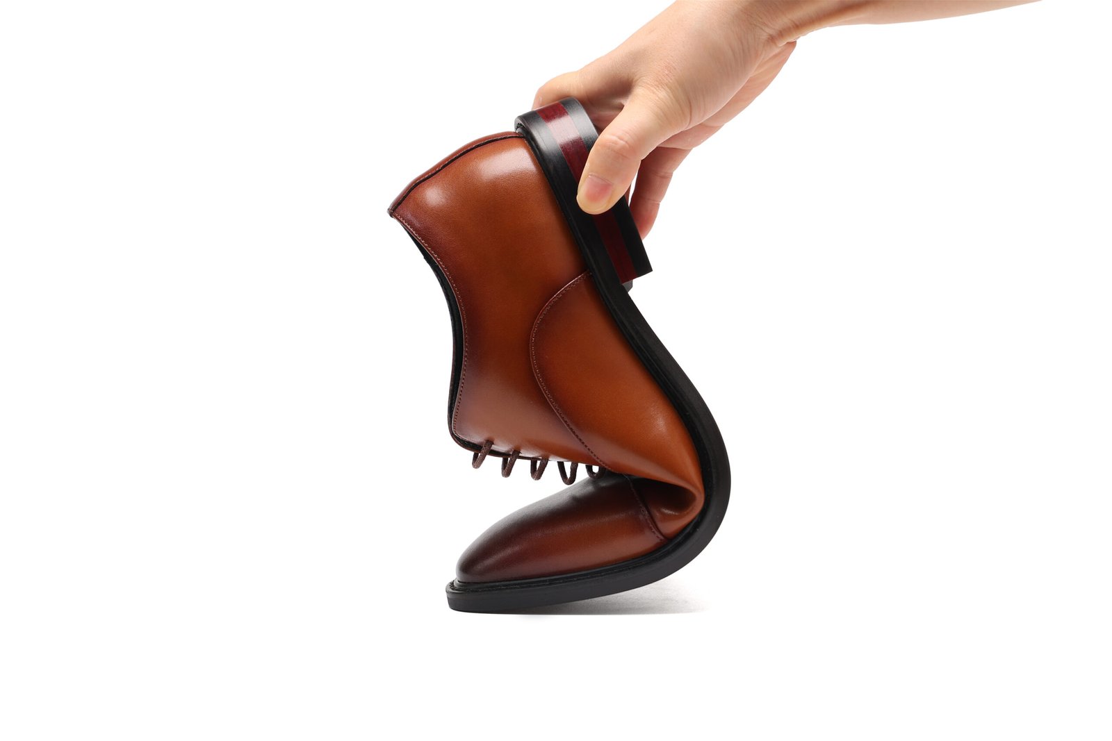 A52A3845 Flukin 防水ビジネス革靴|3E幅広・通気性抜群・滑り止め|疲労軽減クッション搭載 スーツに映える正装シューズ - Image 7