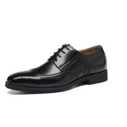 Flukin ビジネスシューズ メンズ 走れるビジネス  革靴 軽量 歩きやすい 紳士靴 通気 ウォーキング ドレスシューズ