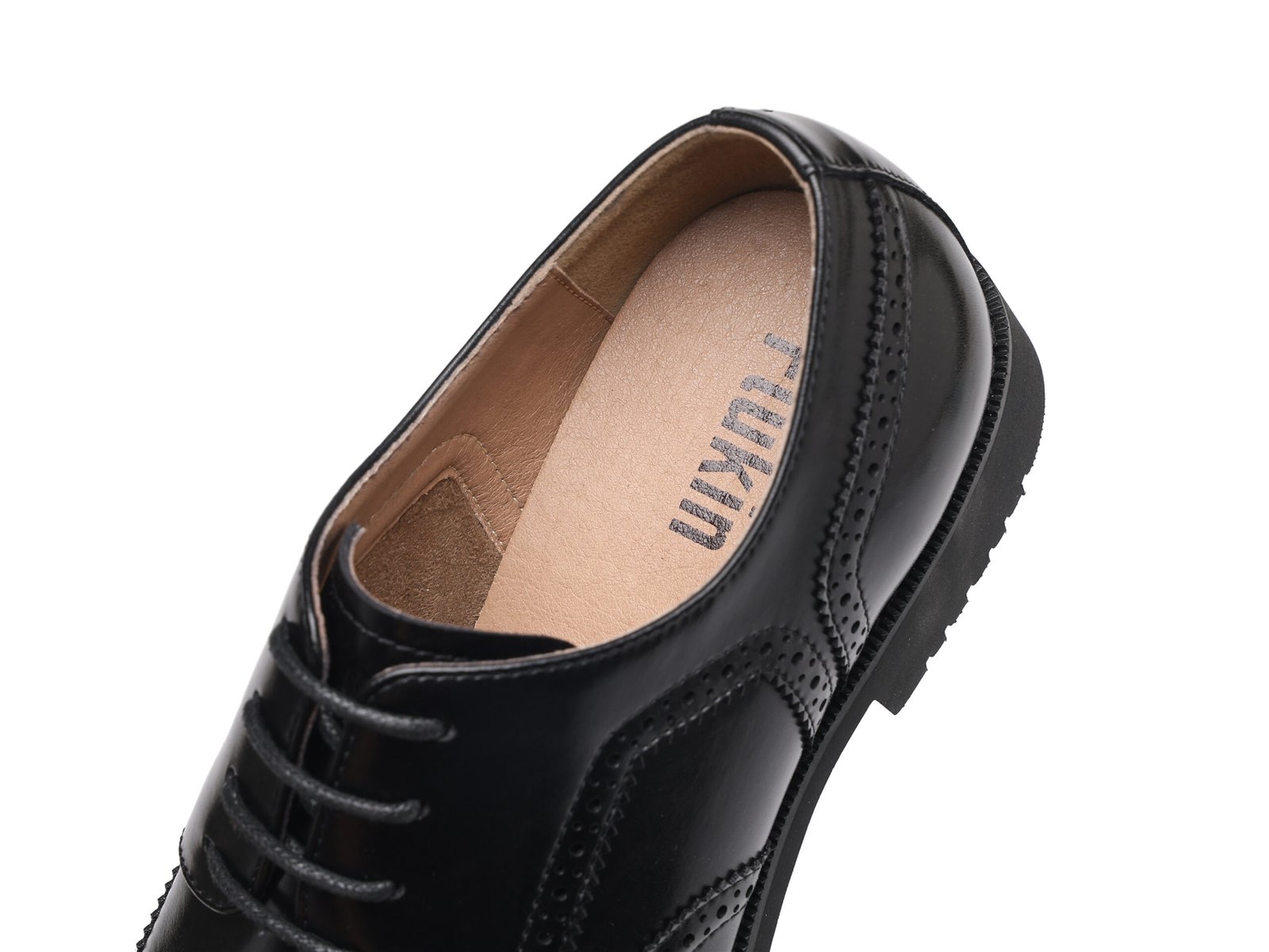 A52A7628 Flukin ビジネスシューズ メンズ 走れるビジネス 革靴 軽量 歩きやすい 紳士靴 通気 ウォーキング ドレスシューズ - Image 3