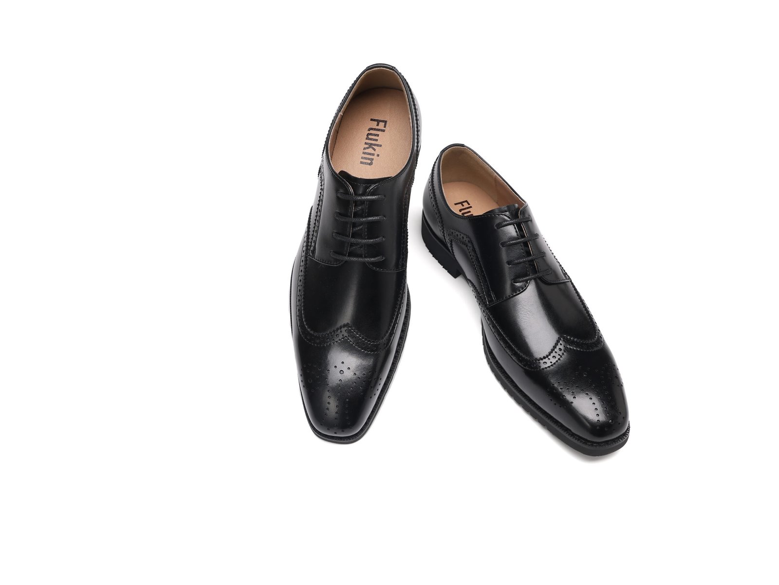 A52A7633 Flukin ビジネスシューズ メンズ 走れるビジネス 革靴 軽量 歩きやすい 紳士靴 通気 ウォーキング ドレスシューズ - Image 2