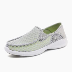 Flukin スリッポン 2WAY着用 メンズ スリッポン レディース 軽量 スニーカー 通気性 シューズ ウォーキングシューズ 蒸れにくい EVAソール シューズ 疲れにくい 靴立ち仕事用 靴 おしゃれ スリッポン 旅行用 スニーカー