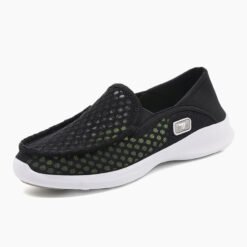 Flukin スリッポン 2WAY着用 メンズ スリッポン レディース 軽量 スニーカー 通気性 シューズ ウォーキングシューズ 蒸れにくい EVAソール シューズ 疲れにくい 靴立ち仕事用 靴 おしゃれ スリッポン 旅行用 スニーカー