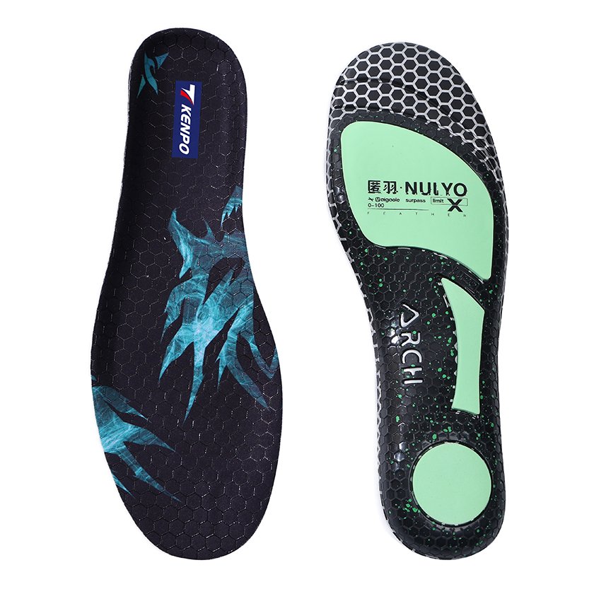 6 KENPO 健歩 衝撃吸収インソール 土踏まず アーチサポート 靴 中敷 疲れない 消臭 ジェル メンズ レディース スニーカー 立ち仕事 ウォーキング 立体 - Image 4