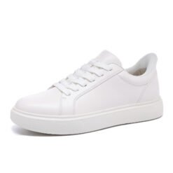 Flukin ビジネススニーカー メンズ レザースニーカー メンズ スリッポン ハンズフリー 革靴風 立ったまま履けるスニーカー 軽い 歩きやすい 滑りにくい 90日保証付き スニーカー 黒 白 通勤 大人カジュアル