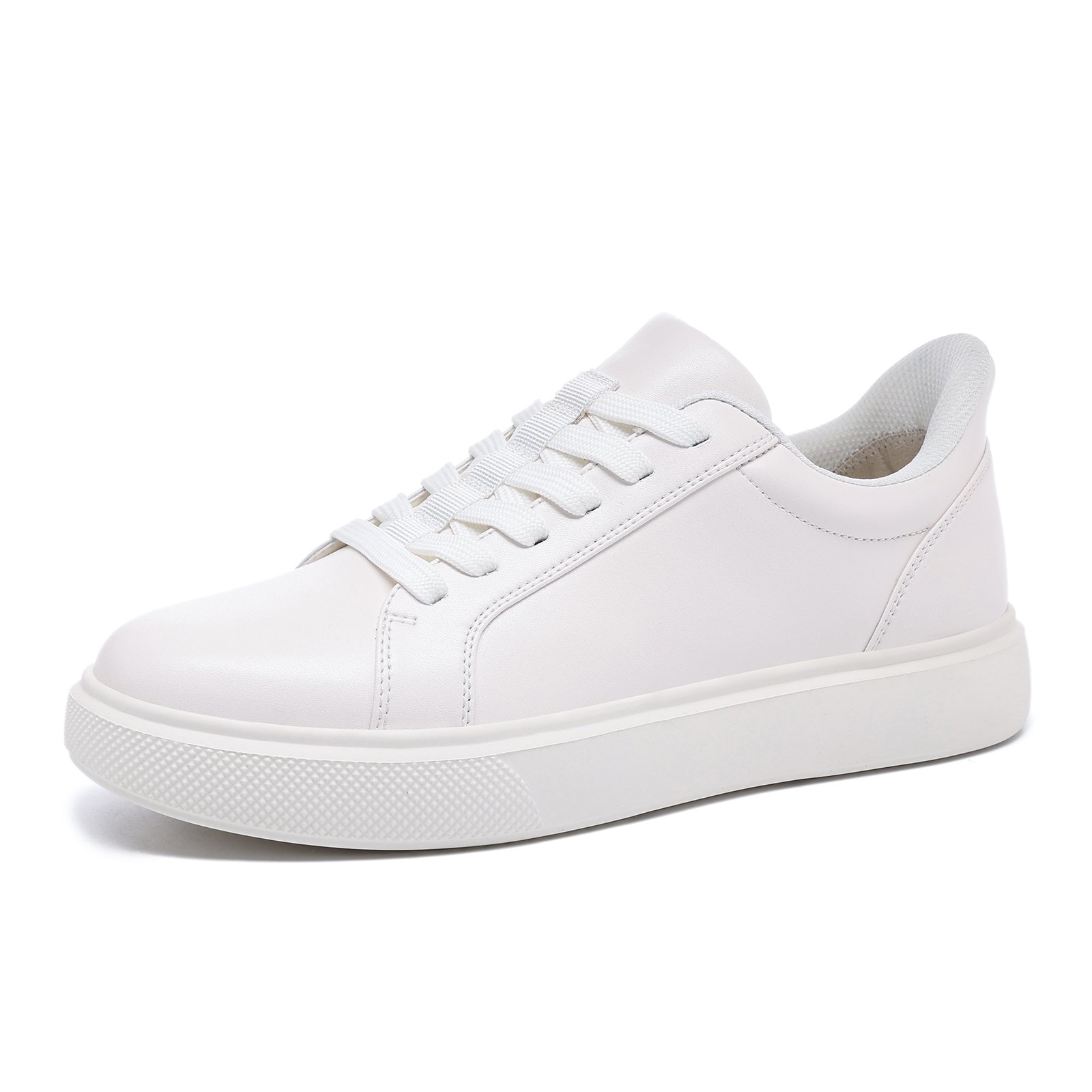 1 Flukin ビジネススニーカー メンズ レザースニーカー メンズ スリッポン ハンズフリー 革靴風 立ったまま履けるスニーカー 軽い 歩きやすい 滑りにくい 90日保証付き スニーカー 黒 白 通勤 大人カジュアル