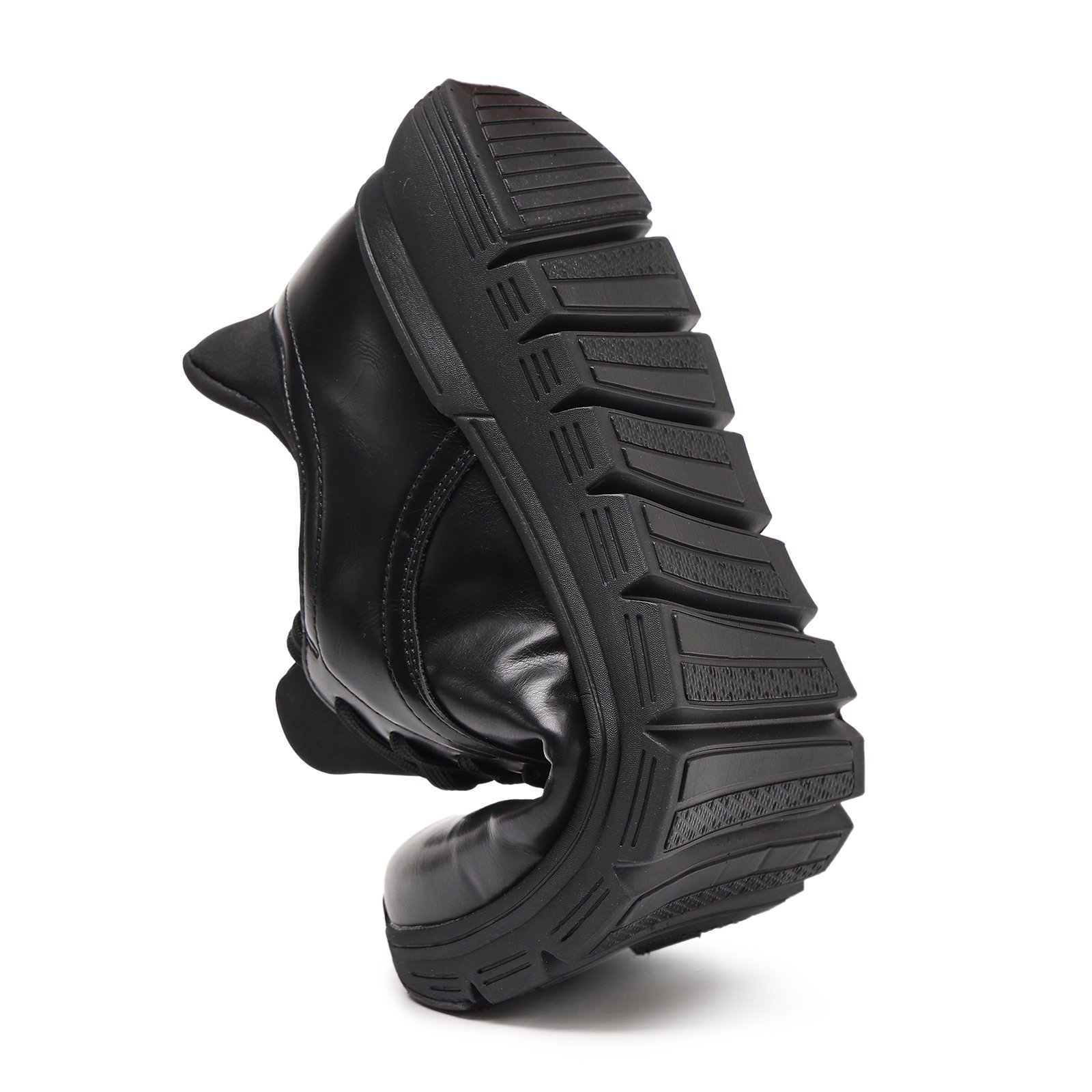 23 Flukin スニーカーメンズ 革靴 レザー スリッポン メンズ スニーカー ハンズフリー 立ったまま履ける 軽い 通気 幅広 防水 滑り防止 サッと脱ぎ履き 歩きやすい 疲れにくい 革靴 通勤 通学 立ち仕事 ギフト プレゼント - Image 8