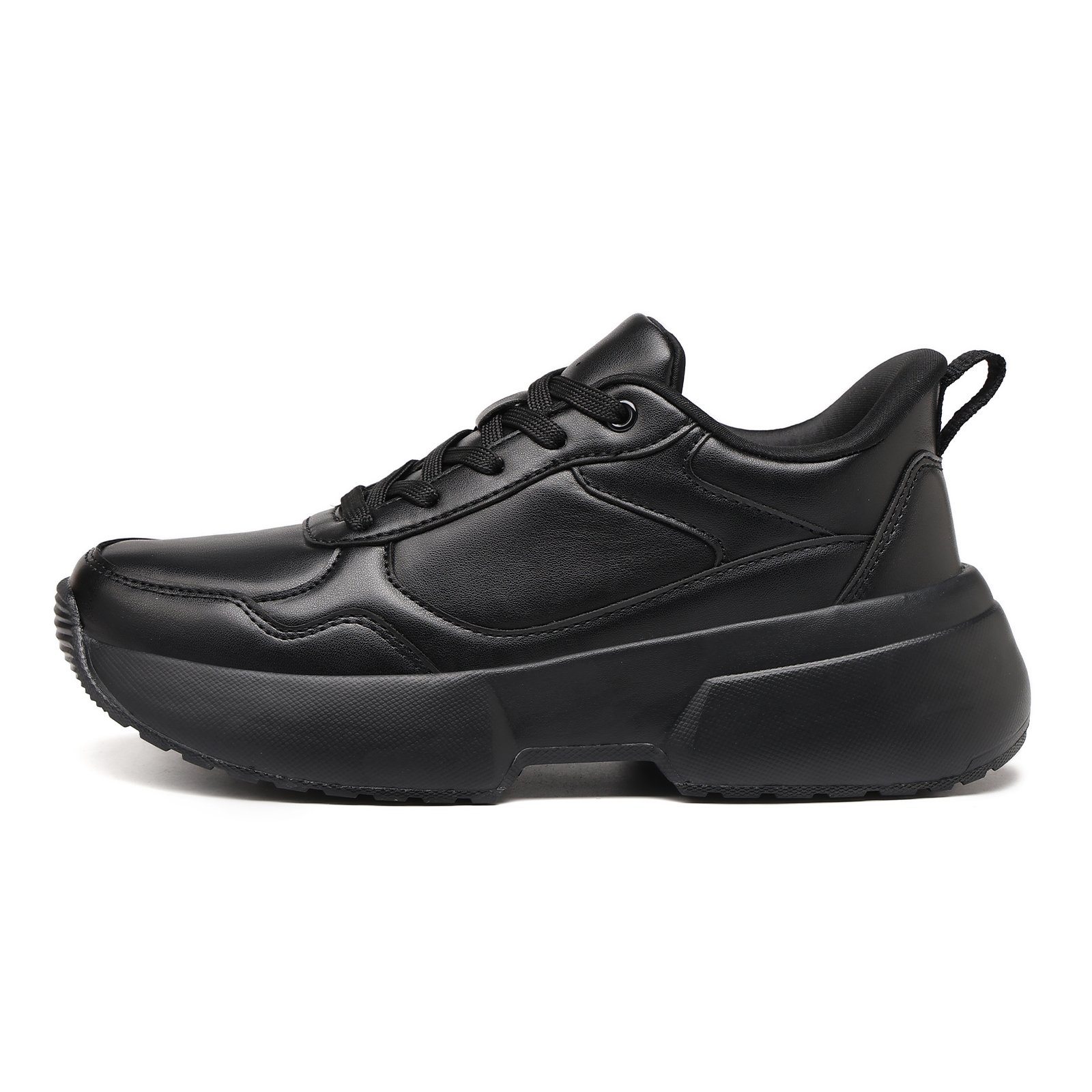 4 Flukin スニーカー レディース スリッポン スリッポン 厚底 レディース サッと脱ぎ履き 立ったまま履ける 滑り防止 歩きやすい 90日保証付き スニーカー レディース 厚底 オシャレ 通勤 通学 旅行 散歩 プレゼント - Image 3