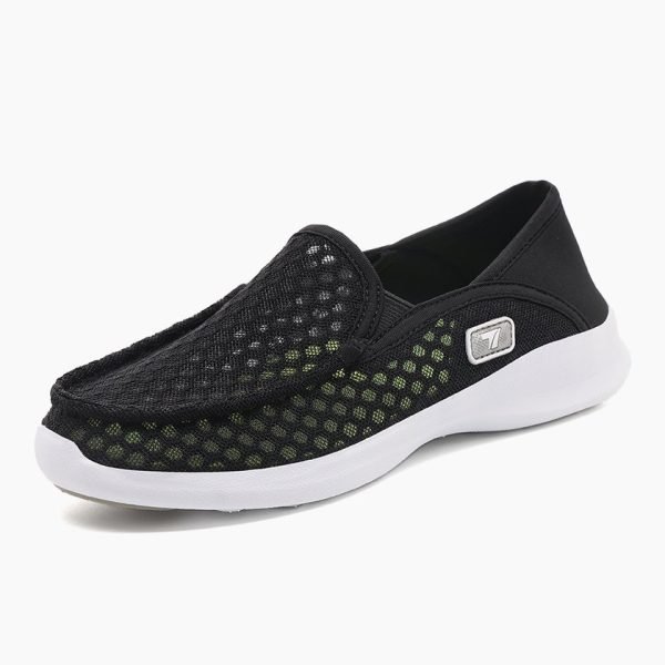 Flukin スリッポン 2WAY着用 メンズ スリッポン レディース 軽量 スニーカー 通気性 シューズ ウォーキングシューズ 蒸れにくい EVAソール シューズ 疲れにくい 靴立ち仕事用 靴 おしゃれ スリッポン 旅行用 スニーカー