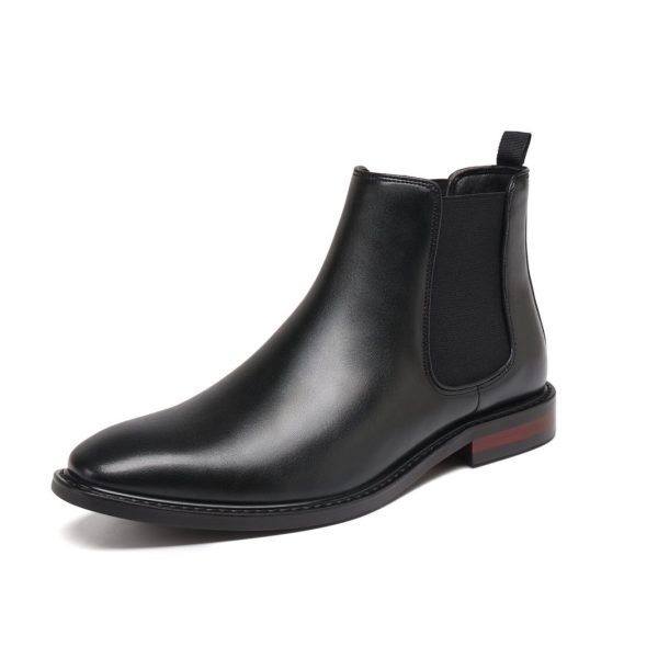 Flukin 防水・滑り止め・快適なインソール付き｜ビジネスも普段使いもOKの革靴 3E 【雨雪対応・撥水加工・高反発クッション】