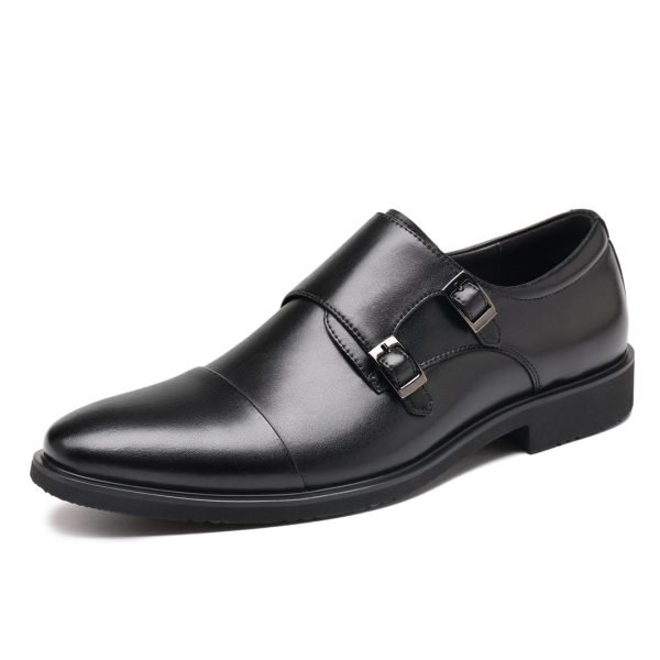 Flukinビジネスシューズ 革靴 メンズ ドレスシューズ 高级紳士靴 軽量 防水 高級レザー フォーマル